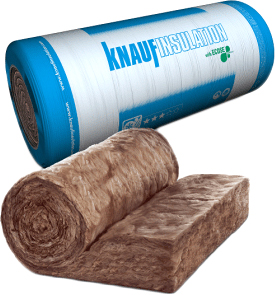 Мінеральна вата KNAUF Insulation Naturoll Pro 039 100 мм 9.24 м2 1.2х7.7 м х 1шт